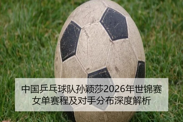 中国乒乓球队孙颖莎2026年世锦赛女单赛程及对手分布深度解析